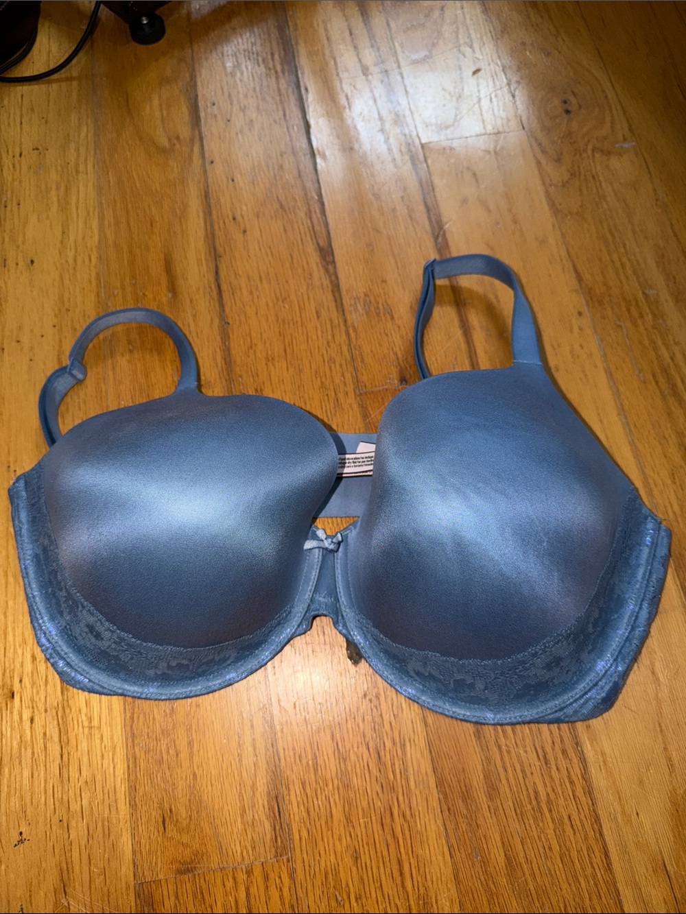 Victoria's Secret Smooth T-Shirt Bra in Steel Blue